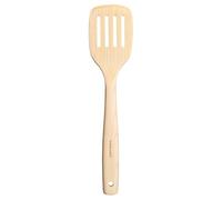 Fiskars Folken Spatola Forata, Ideale per Pentole Rivestite, Lunghezza: 30 cm, Legno d'Acero Certificato FSC, 1075686