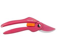 FISKARS Forbici con Lame Bypass, Lunghezza: 20 Cm, Diametro di Taglio: 2.2 Cm, Lame in Acciaio al Carbonio con Rivestimento Antiaderente/Impugnature in Plastica Rinforzata con Fibra di Vetro