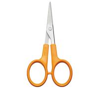 FISKARS Forbici Per Cucito E Ricami, Lunghezza: 10 Cm, Per Destrorsi E Mancini, Lama In Acciaio Inossidabile/Impugnature In Plastica, Dritte, Arancione, Classic, 1005143