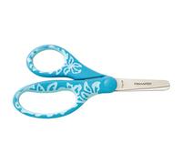 Fiskars Forbici per bambini, A partire da 6 anni, Lunghezza 12 cm, Per destrorsi e mancini, Lame in acciaio inossidabile/Impugnature in plastica, Turchese, 1027419