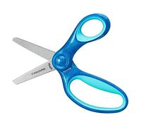 Fiskars Forbici per bambini, A partire da 6 anni, Lunghezza 13 cm, Per destrimani e mancini, Lame in metallo/Impugnature in plastica, Blu, Glitter, 1064073