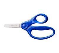 Fiskars Forbici per bambini, A partire da 6 anni, Lunghezza 13 cm, Per destrimani e mancini, Lame in metallo/Impugnature in plastica, Blu, 1064069