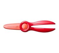 Fiskars Forbici per bambini, Da 2 anni in su, Per imparare a tagliare, Lunghezza: 13 cm, Lame e impugnatura in plastica, Rosso, Starter, 1064065