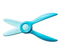 Fiskars Forbici per bambini, Da 2 anni in su, Per imparare a tagliare, Lunghezza: 13 cm, Lame e impugnatura in plastica, Azzurro, Starter, 1064066