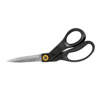 Fiskars Forbici per fiori con lama dentata, Lunghezza: 19 cm, Lame in acciaio inossidabile/Impugnature in plastica, Nero/Arancione, S28, 1001544