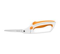 Fiskars Forbici Softgrip per Tessuti, Lunghezza: 26 cm, Lama in Acciaio Inox/Manici in Plastica, Bianco, Easy Action, 1070070