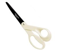 FISKARS Forbici universali antiaderenti, Lunghezza: 21 cm, Lama in acciaio inossidabile/Impugnature in plastica, Bianco, 1003924