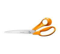 Fiskars Forbici Universali per Artigianato e Stoffa Classic Large, Per Destrors, Lunghezza Totale: 25 cm, Vite Torx Migliorata e Impugnatura Ergonomica, Acciaio/Plastica di Qualità, Arancione, 1075038