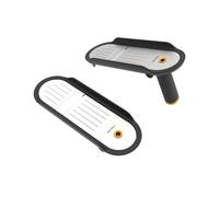 Fiskars Functional Form Mandolina, Mandolina Per Tagliare le Verdure | Spessore di Taglio Regolabile, Piedino Pieghevole, Nero/Arancione, 1079969