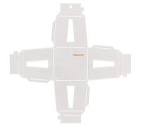 Fiskars Gemma di carta 3D, Template per lanterna, Per creazioni in 3D, Plastica, Bianco, 1059568