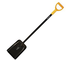 Fiskars GG132403 Solid Badile | Pala in Acciaio/Plastica, Nero/Arancione, 1003457