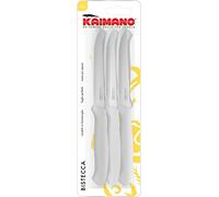 COLTELLI DA BISTECCA PZ6 BIANCHI KAIMANO ITALICUS COLTELLO CARNE BRACERIA BBQ