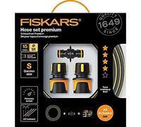 FISKARS Kit manguera de riego 15m 9mm - 2 empalmes + 1 conector