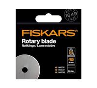 Fiskars Lama di Ricambio Originale, Rotella per Tagli Dritti, Include Custodia per la Lama, Ø 45 mm, Acciaio, 1066042