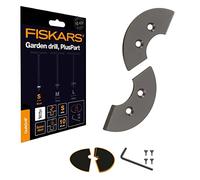 Fiskars Lame di ricambio per trivella manuale, Per buche fino a 100 mm, Argento, QuikDrill, S, 1000637