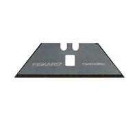 FISKARS Lame per Taglierino Universale, Ricambio per diversi Taglierini Universali FISKARS, Lama in Acciaio Inox, Pacco da 5, CarbonMax, 1027229