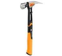 Fiskars Martello universale IsoCore L per piantare chiodi, Lunghezza: 34 cm, Peso: 0,91 kg, Nero/Arancione, 1020214