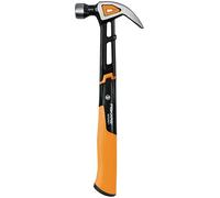 Fiskars Martello universale IsoCore M con granchio curvo, Lunghezza: 34 cm, Peso: 884 g, Nero/Arancione, 1027202