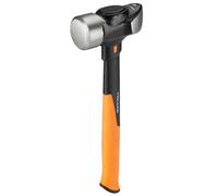 Fiskars Mazza IsoCore L per Lavori di Demolizione Precisi, Lunghezza: 36 cm, Peso: 2.18 kg, Nero/Arancione, 1020218