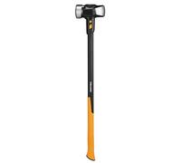 Fiskars Mazza IsoCore XL per Affondare Pali nel Terreno o per Lavori di Demolizione, Lunghezza: 92 cm, Peso: 5,67 kg, Nero/Arancione, 1020164