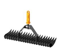 Fiskars OneClick Arieggiatore per Prato, Testa per Rimuovere Muschio e Feltro, Cambio Facile con un Clic, Denti in Acciaio Temprato, Nero/Arancione, 1080679.