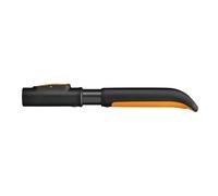 Fiskars OneClick Impugnatura S, Impugnatura Corta per Teste di Attrezzi da Giardino, Sostituzione Facile con un Solo Clic, Ideale per Aiuole Rialzate e Balconi, 29 cm, Nero/Arancione, 1080548