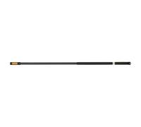 Fiskars OneClick Manico Telescopico M, Asta Estensibile da 119 a 179 cm, Cambio con un Solo Clic, Adattatore QuikFit Venduto Separatamente, Impugnatura SoftGrip, Alluminio, Nero/Arancione, 1080671