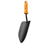 Fiskars OneClick Paletta da Giardino, Accessorio per Piantare e Trapiantare, Cambio Semplice con un Clic, Testa Robusta in Acciaio al Boro, Nero/Arancione, 1080693