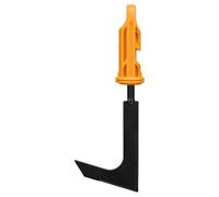 Fiskars Oneclick Raschietto per Fughe, Accessorio per la Rimozione di Erba e Muschio, Cambio Senza Sforzo con Un Solo Clic, Lama Robusta in Acciaio al Boro, Nero/Arancione, 1080687