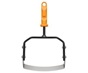 Fiskars Oneclick Sarchiatore con Testa Mobile | Accessorio per Diserbo Superficiale, Lama in Acciaio al Boro Temprato, Nero/Arancione, 1080696
