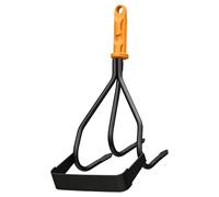 Fiskars OneClick Zappetta | Cambio Rapido con un Solo Clic, Lama in Acciaio al Carbonio Temprato, Nero/Arancione, 1080685