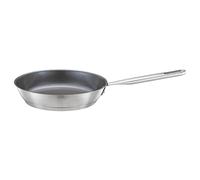 Fiskars Padella, Ø 24 cm, Padella Rivestita, Adatta per Tutti i Piani Cottura, Acciaio Inox Riciclato, All Steel, Argento, 1064743