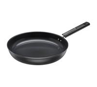 Fiskars Hard Face Padella Antiaderente 30 cm, 100% Alluminio Riciclato, Nero