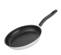 Fiskars Padella per fornello Elettrico, Ø 28 cm, Acciaio Inox | Functional Form, Nero/Argento, 1015337