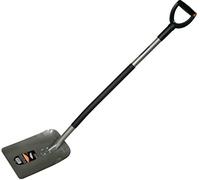 FISKARS Pala da giardino in acciaio, manico ergonomico a D, lunghezza 1320 mm