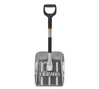Fiskars Pala da neve, Lunghezza: 71 cm, Alluminio, Nero/Argento, 1000740 | Nero/Argento, 1000740