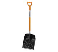 Fiskars Pala da neve per piccole quantità di neve, Larghezza della lama: 35 cm, Lama in plastica/Manico in alluminio, Nero/Arancione, SnowXpert, 1003468
