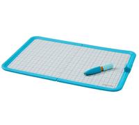 Fiskars Penna da Taglio e Tappetino da Taglio per Bambini dagli 8 Anni in Su, Coltello da Bricolage Sicuro per Progetti Creativi con la Carta, Lama in Ceramica, Blu/Arancione, 1082503