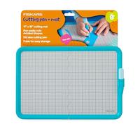 Fiskars Penna e tappetino da taglio per bambini - Strumento di taglio di precisione sicuro con tappetino pieghevole antiscivolo per progetti creativi e scolastici