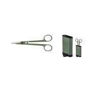 Fiskars Piccole Cesoie per Piante con Supporto, Urban Plant Care, Per Tagli Sottili sulle Piante da Interni, Lunghezza Totale 17 cm, Acciaio Inox/Plastica, Verde Scuro/Nero, 1075315