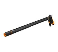 Fiskars Pistola per Irrigazione con 2 Funzioni, Testina SoftGrip Orientabile, Controllo del Flusso con Regolatore Anteriore, Misura Universale, Lunghezza: 64 cm, 340 g, Nero/Arancione, 1065489