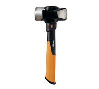 Fiskars Pro IsoCore - Martello perforatore con testa di demolizione e guida, impugnatura ammortizzante, 35,6 cm, strumenti per la costruzione e la casa