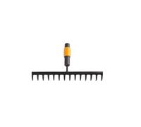 Fiskars QuikFit 1000653 - Rastrello per il Suolo 14 Denti Attrezzo da Giardinagg