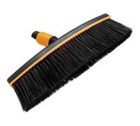 Fiskars QuikFit 1001416 - Scopa per pavimenti QuikFit 38 cm nero/arancione compa