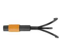 Fiskars Quikfit Coltivatore Zappa 3 Denti Giardino Acciaio Al Carbonio 9cm Ampio