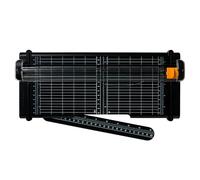 FISKARS Recycle Tagliacarte, A4, Con lama in acciaio inossidabile rivestita in titanio, Rispettoso dell'ambiente, SureCut, 1004639