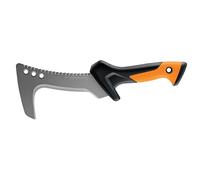 Fiskars Roncola, Utilizzabile anche come Tiratronchi, Incluso Fodero in Nylon, Lunghezza della Lama: 15 cm, Acciaio Temprato/Plastica, Nero/Arancione, 1051232
