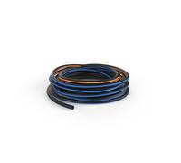 Fiskars S Tubo da Giardino, Solid, Tubo per Innaffiare Manualmente, 13 mm (1/2"), Lunghezza: 15 m, Attacco Universale, Protetto dai Raggi UV, Protetto dal Gelo, Resistente alla Torsione, Blu, 1076049
