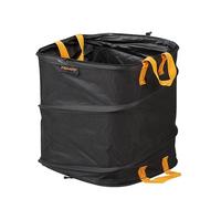 Fiskars Sacco da Giardino, Capacità: 73 Litri, Altezza: 46 cm, Nero/Arancione, 1028371