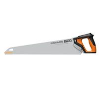 Fiskars Sega a Mano Pro per Legno, Laminati e PVC, Lunghezza della Lama: 55 cm, 9 TPI, Nero/Arancione, PowerTooth, 1062917